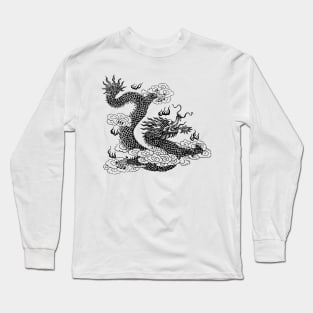 Vintage Asian Dragon Long Sleeve T-Shirt